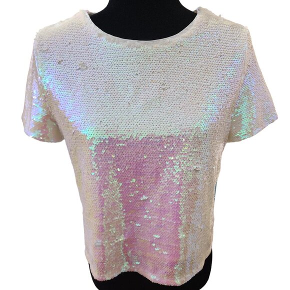 Luxury Evening Cocktail Party Beaded Sequins Runway Couture Top Blouse Jacket NW - Picture 15 of 16